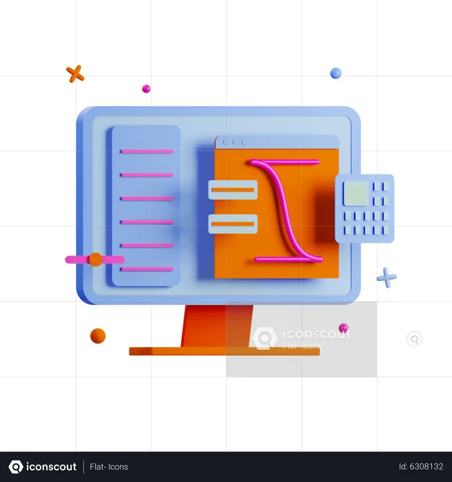 Computer  3D Icon