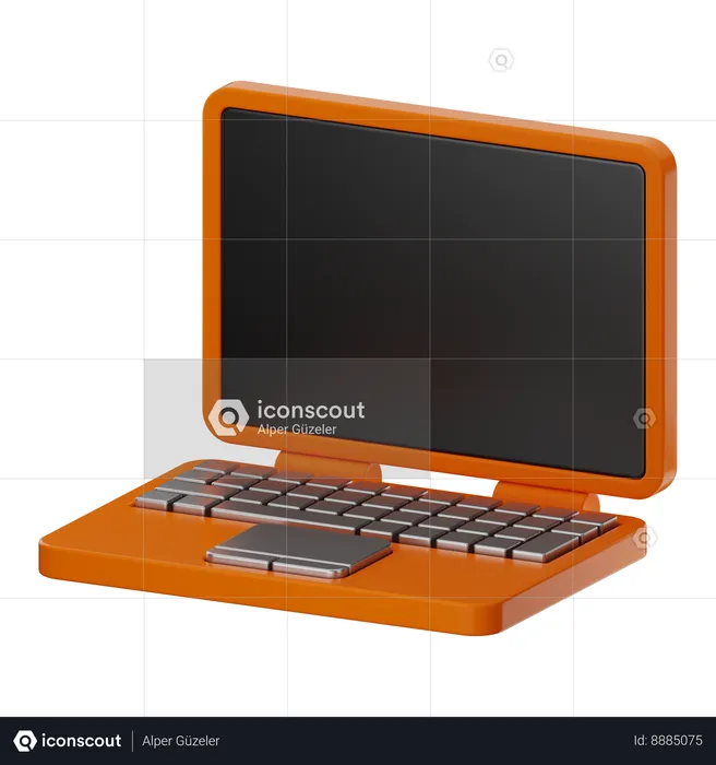 Computer  3D Icon