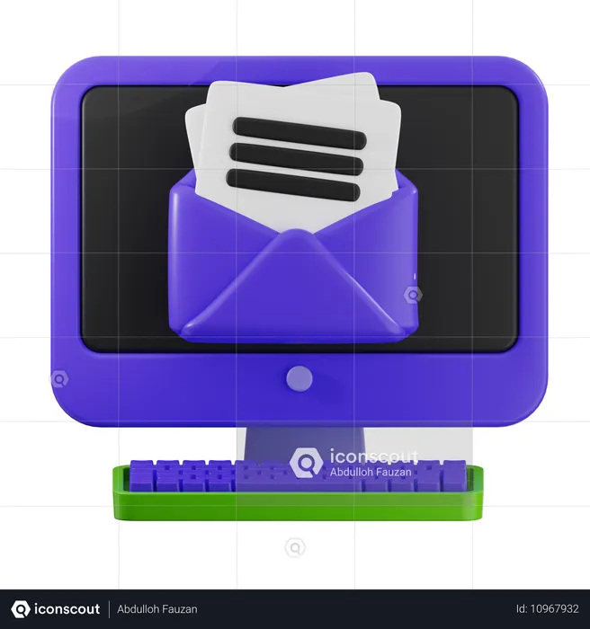 Computer  3D Icon