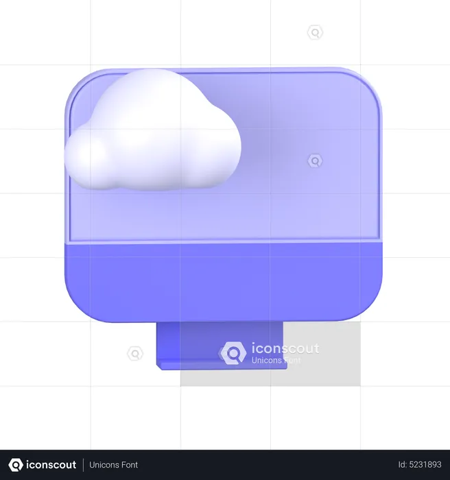 Computer  3D Icon