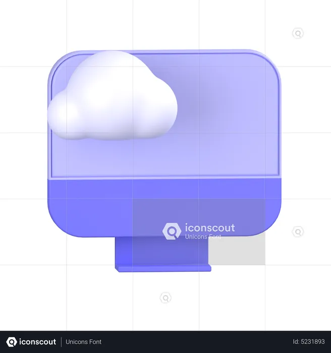 Computer  3D Icon