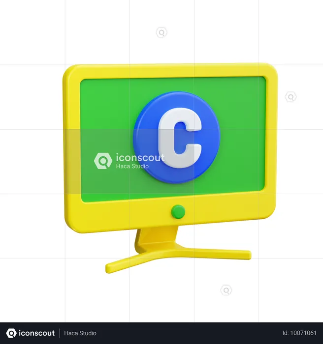 Computer  3D Icon