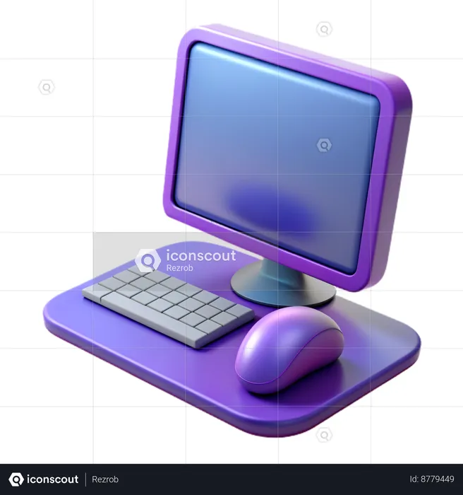 Computer  3D Icon