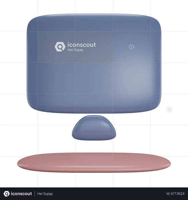 Computer  3D Icon