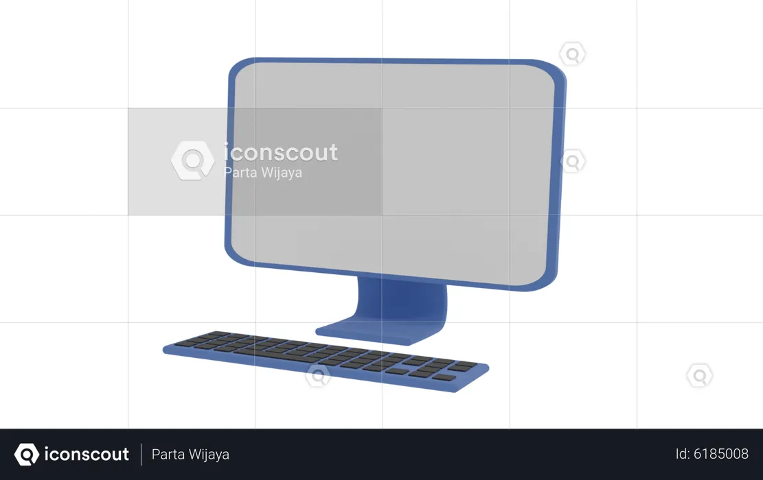 Computer  3D Icon