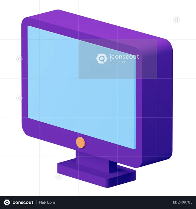 Computer  3D Illustration