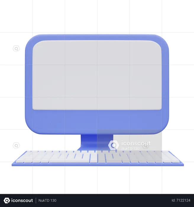 Computer  3D Icon