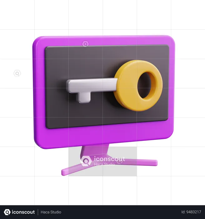 Computer Accessibility  3D Icon