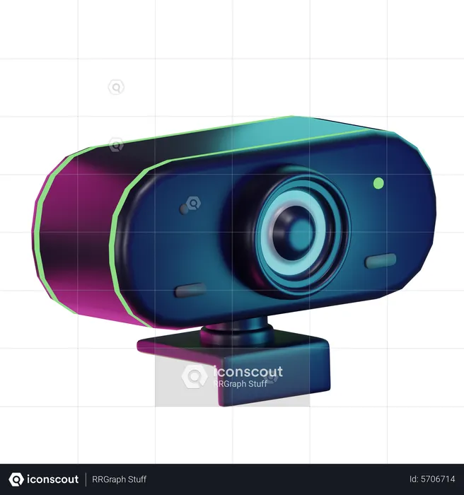 Computer Camera  3D Icon