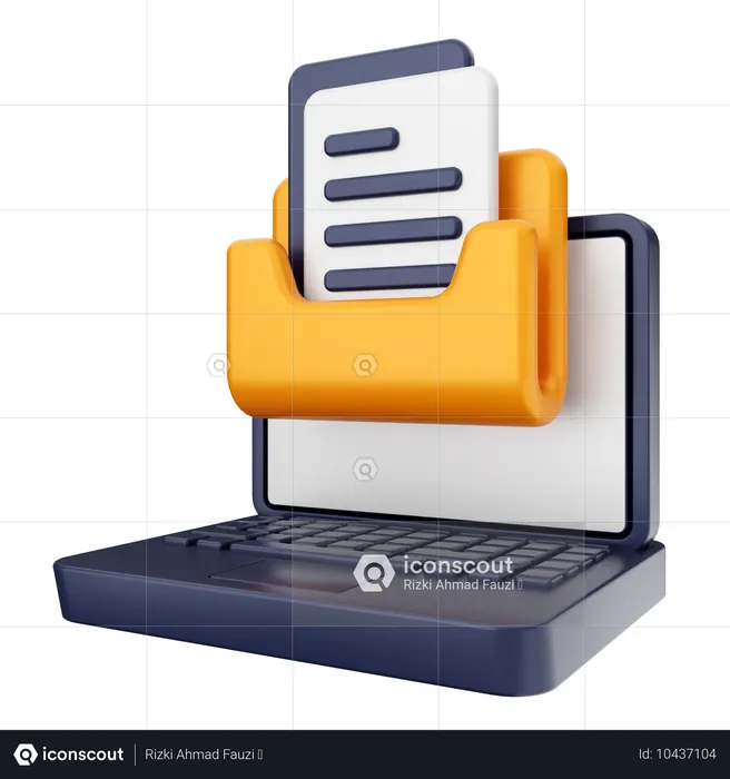 Computer Folder  3D Icon