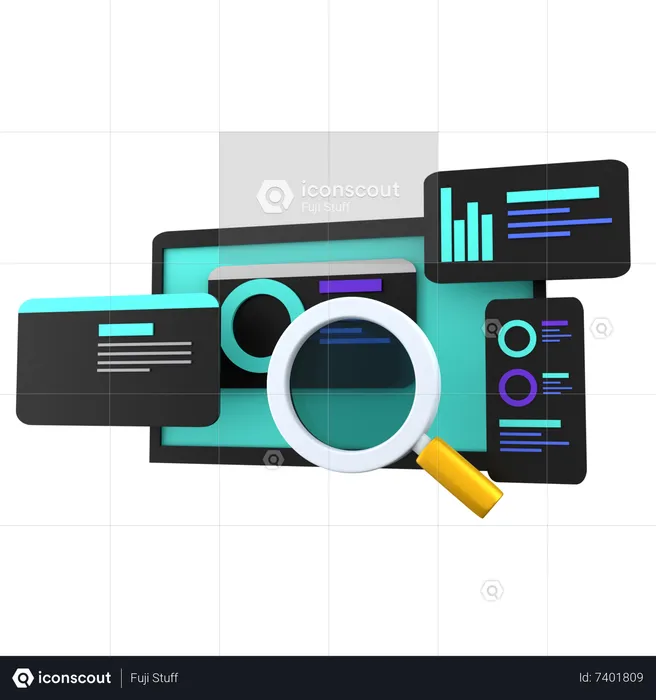 Computer Health Monitoring  3D Icon