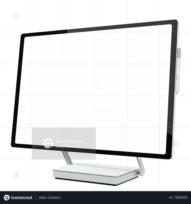 Computer Mockup  3D Icon