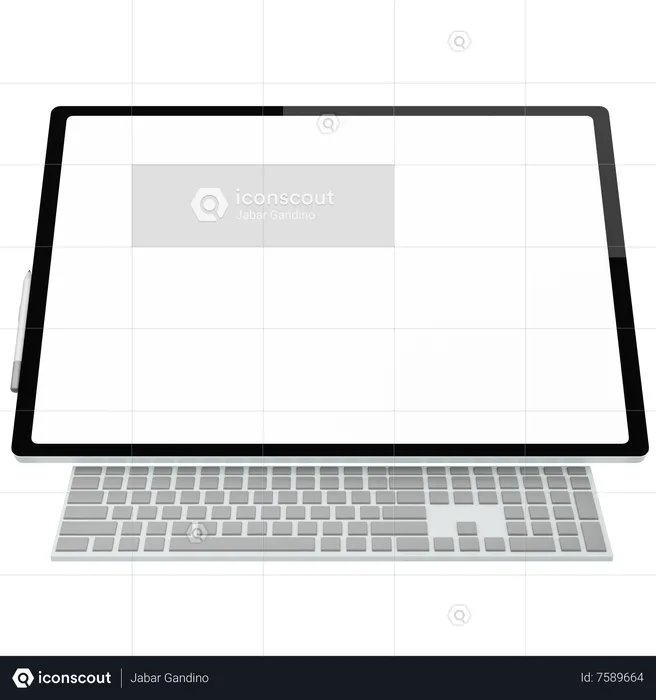 Computer Mockup  3D Icon