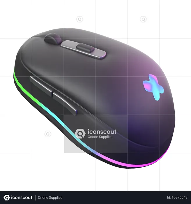 Computer Mouse  3D Icon