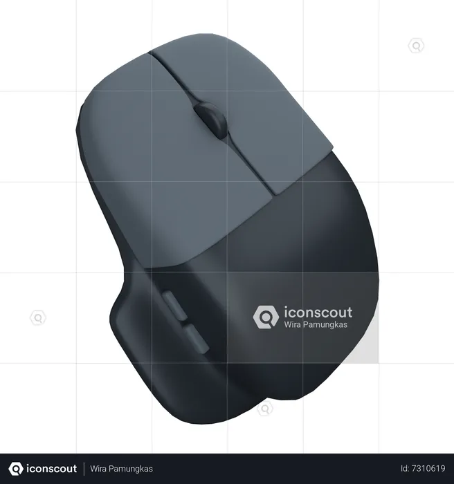 Computer Mouse  3D Icon