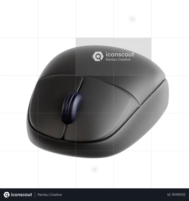 Computer Mouse  3D Icon