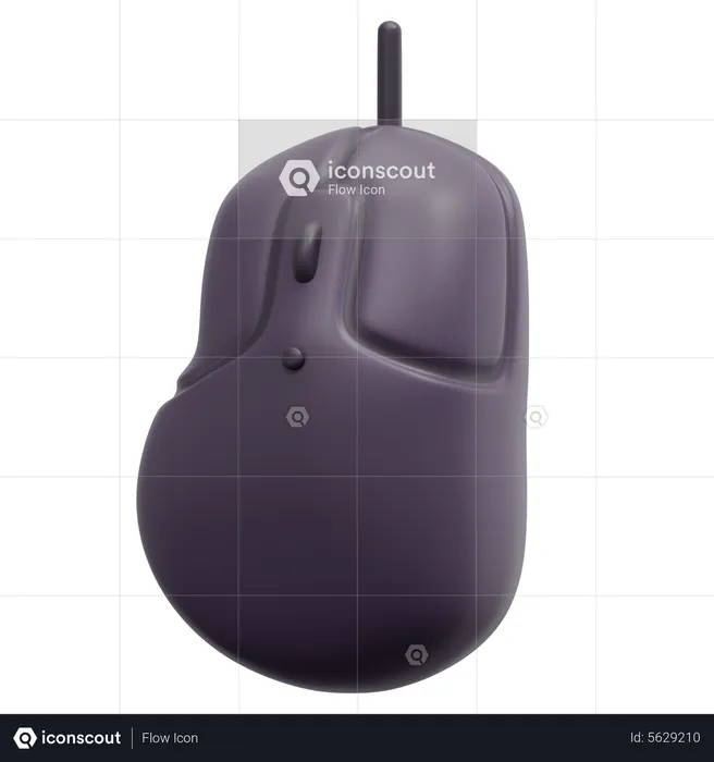 Computer Mouse  3D Icon