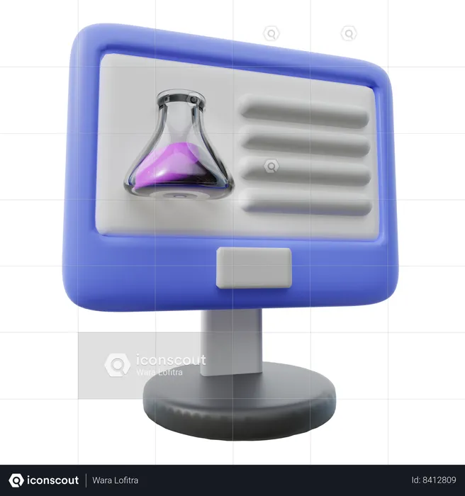 Computer science  3D Icon