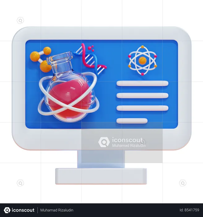 COMPUTER SCIENCE  3D Icon