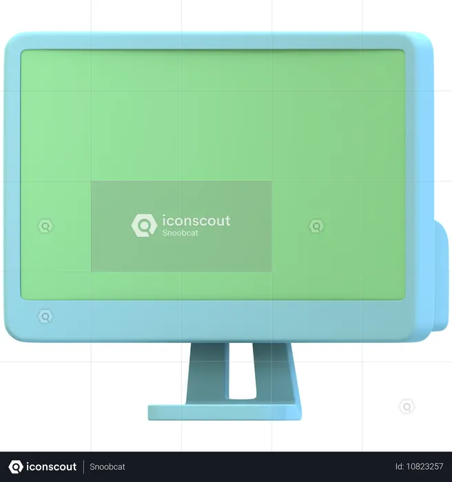 Computer Screen  3D Icon