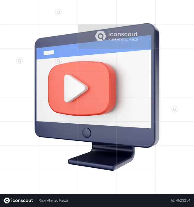 Computer Video  3D Illustration