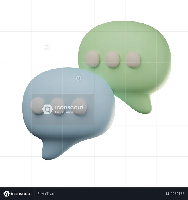 Comunicación  3D Icon