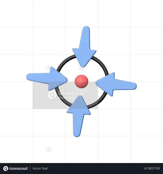 Concentration  3D Icon