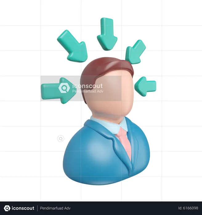 Concentration  3D Icon