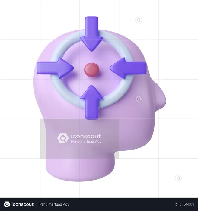 Concentration  3D Icon