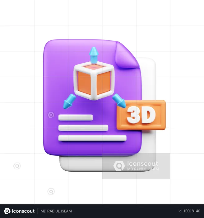 Conception graphique  3D Icon