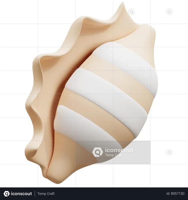 Conch Shell  3D Icon