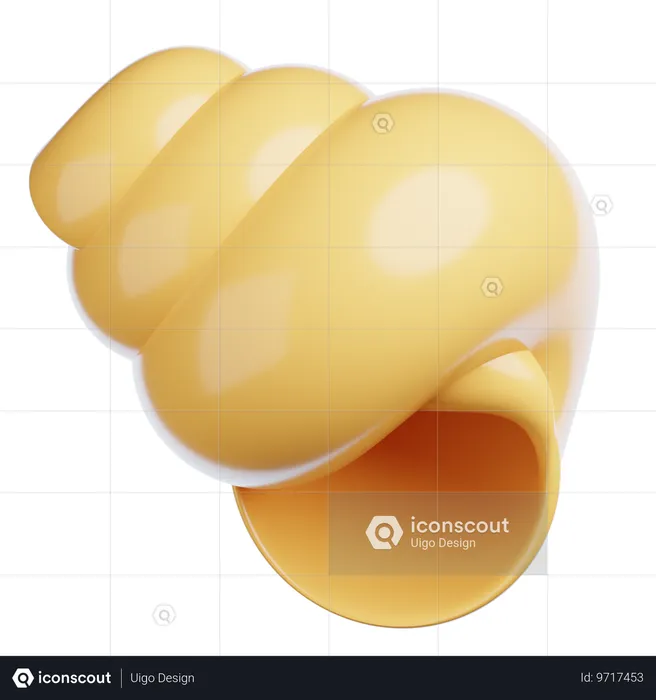 Concha  3D Icon