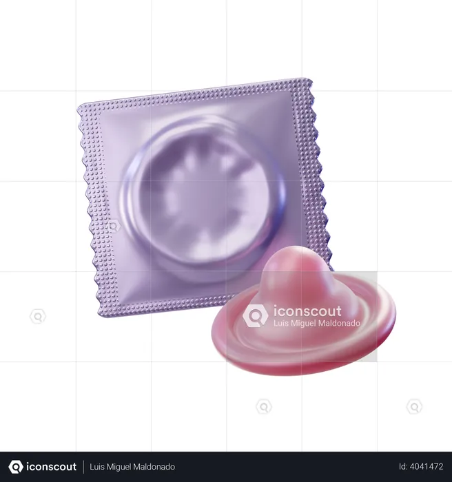 Condoms  3D Illustration