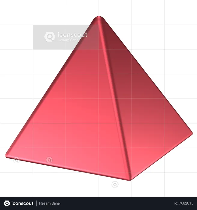 Cone Abstract Shape  3D Icon