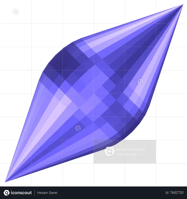 Cone Abstract Shape  3D Icon