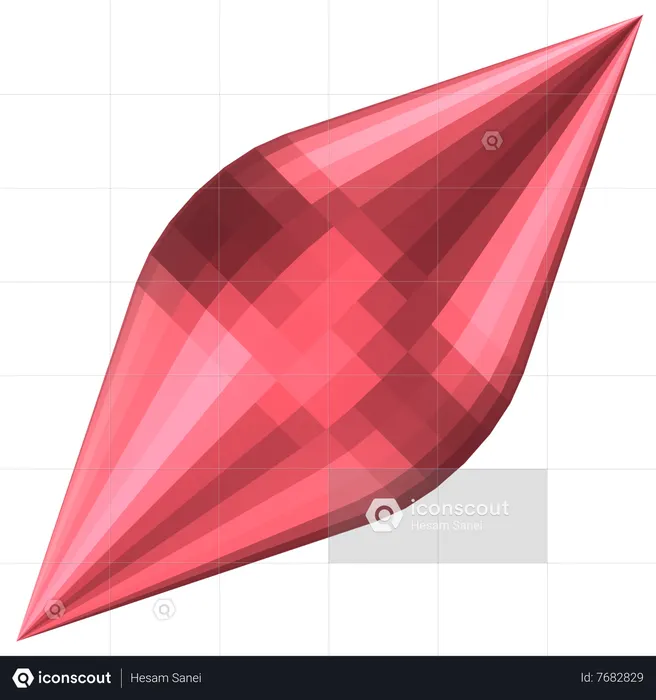 Forma abstrata de cone  3D Icon