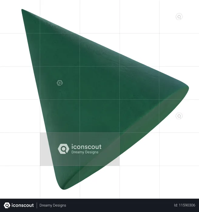 Cone Shape  3D Icon