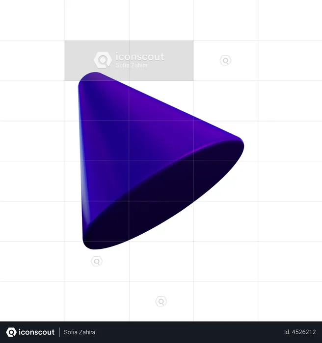 Cone Shape  3D Illustration