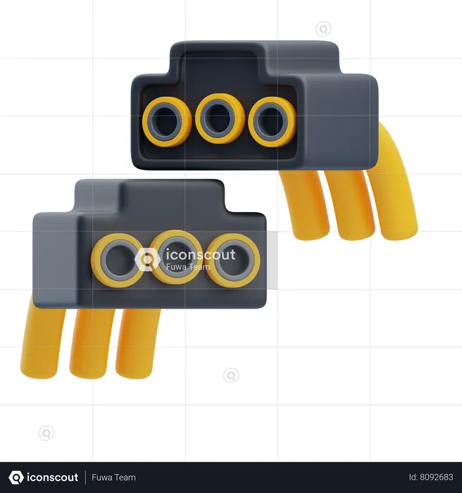 Conector  3D Icon