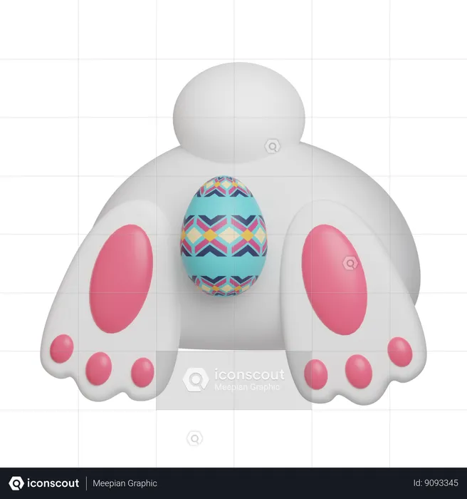 Conejo de Pascua  3D Icon