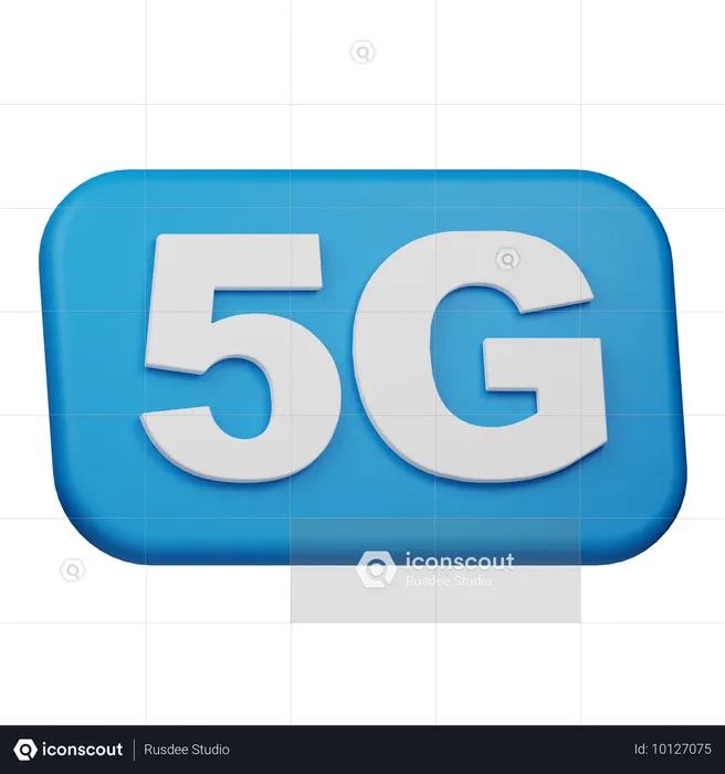 Conexión 5G  3D Icon