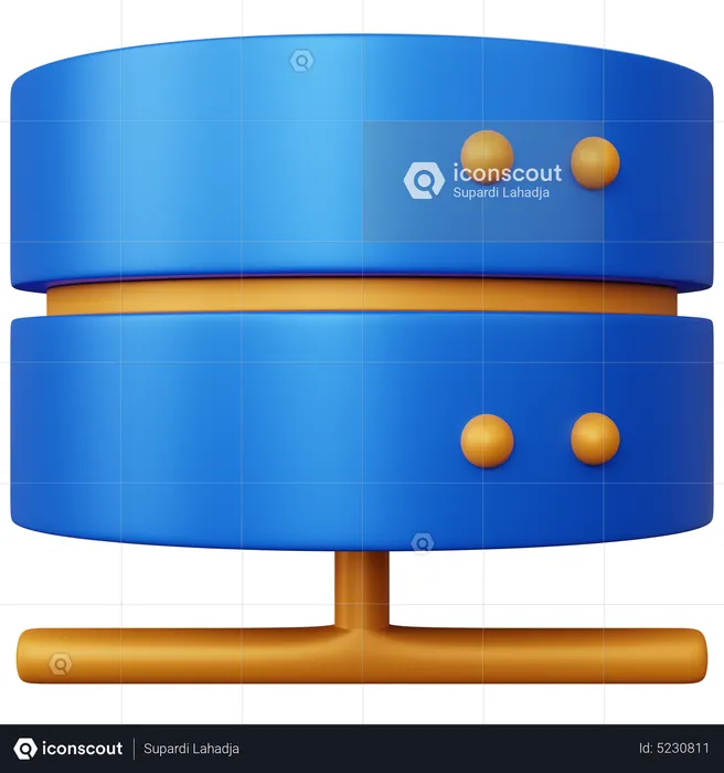 Conexión de base de datos  3D Icon