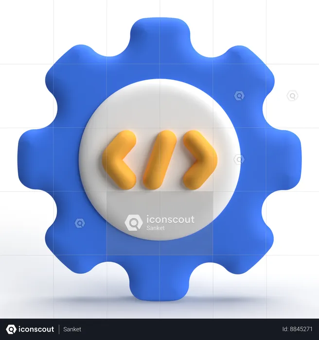 Configuração de código  3D Icon