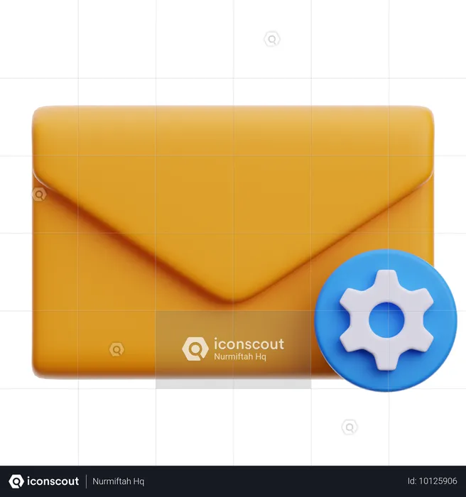 Configuração de e-mail  3D Icon