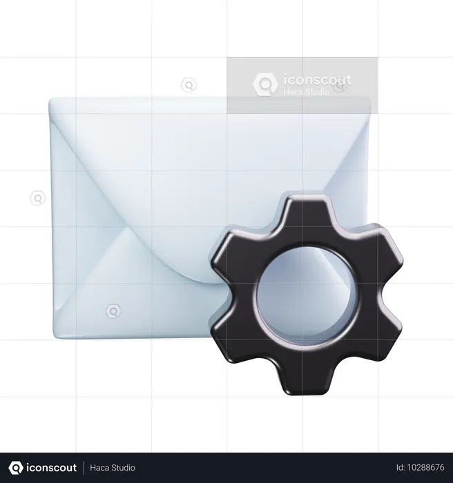 Configuração de e-mail  3D Icon