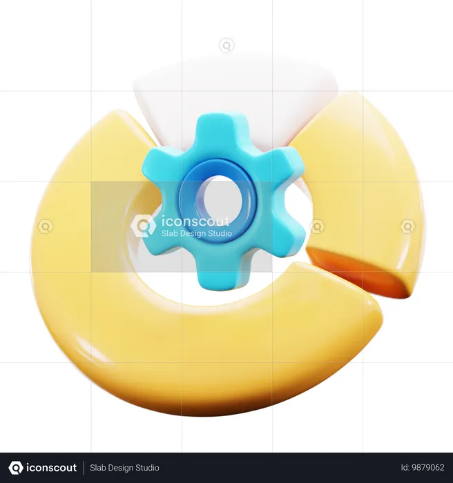 Configuração de gráfico  3D Icon