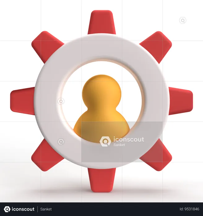 Configuração de perfil  3D Icon