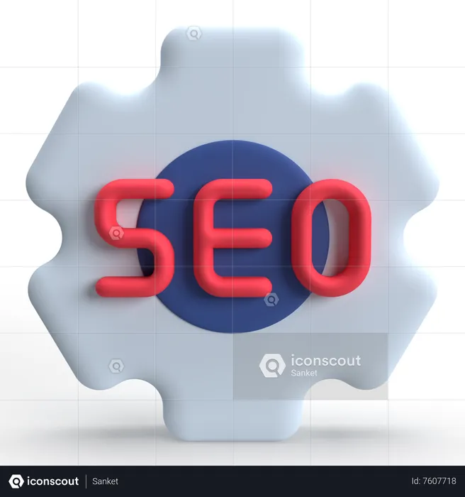 Configuração de SEO  3D Icon