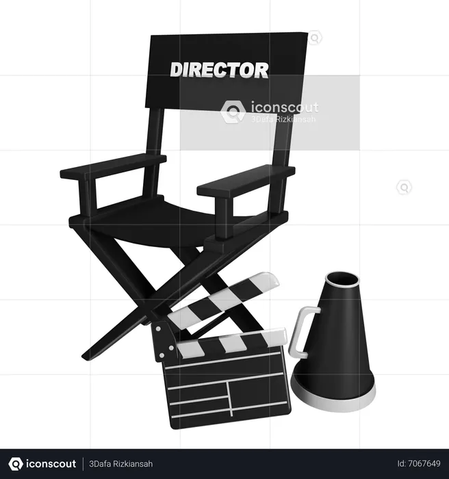 Diretor configurado  3D Icon