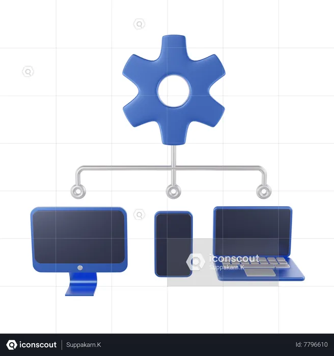 Configuração do dispositivo  3D Icon